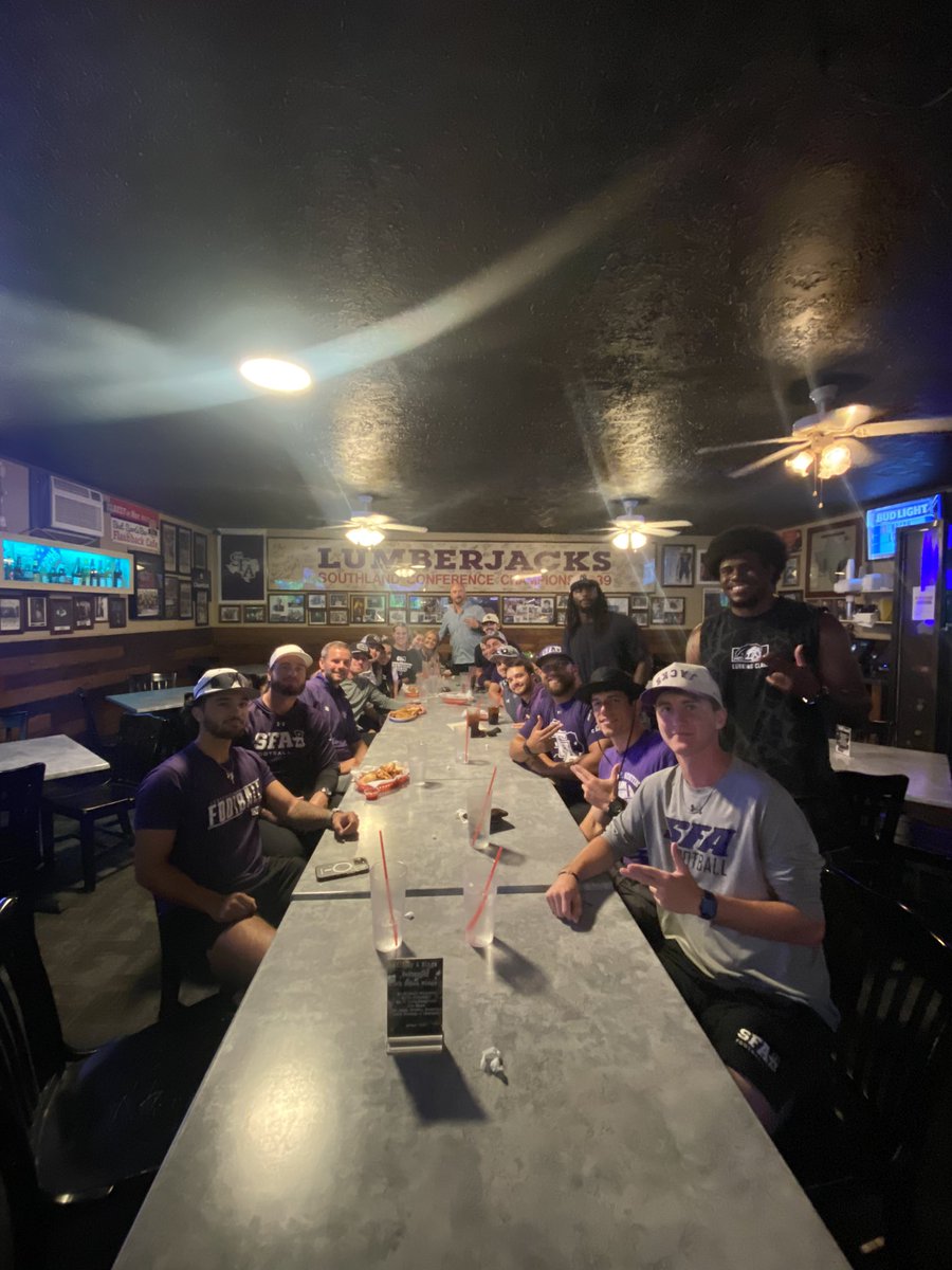Money has taken over CFB……but no amount of money can buy THIS ⬇️ 

The genuine bond people in our organization have is rare in college athletics! We don’t “have to” go to work here…we “get to” go to work

If you want to be around real people who will love u…SFA is that place