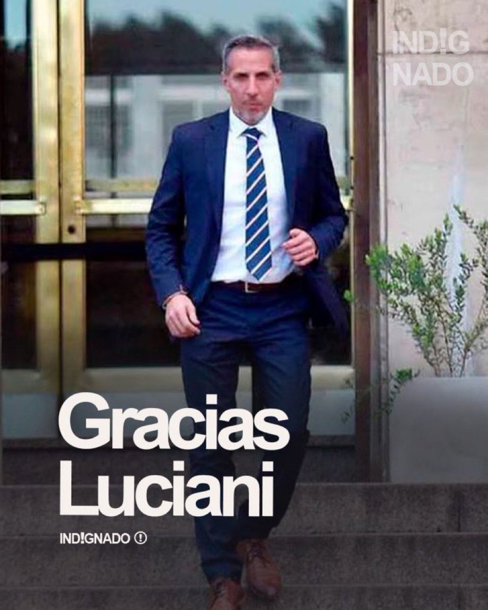 Hace muchos años que no veo a una persona con tantos huevos como los del Fiscal Luciani. Me hace acordar mucho al fiscal Nisman. Levanta la mano ✋🏻y deja tu “Si” si lo bancas.