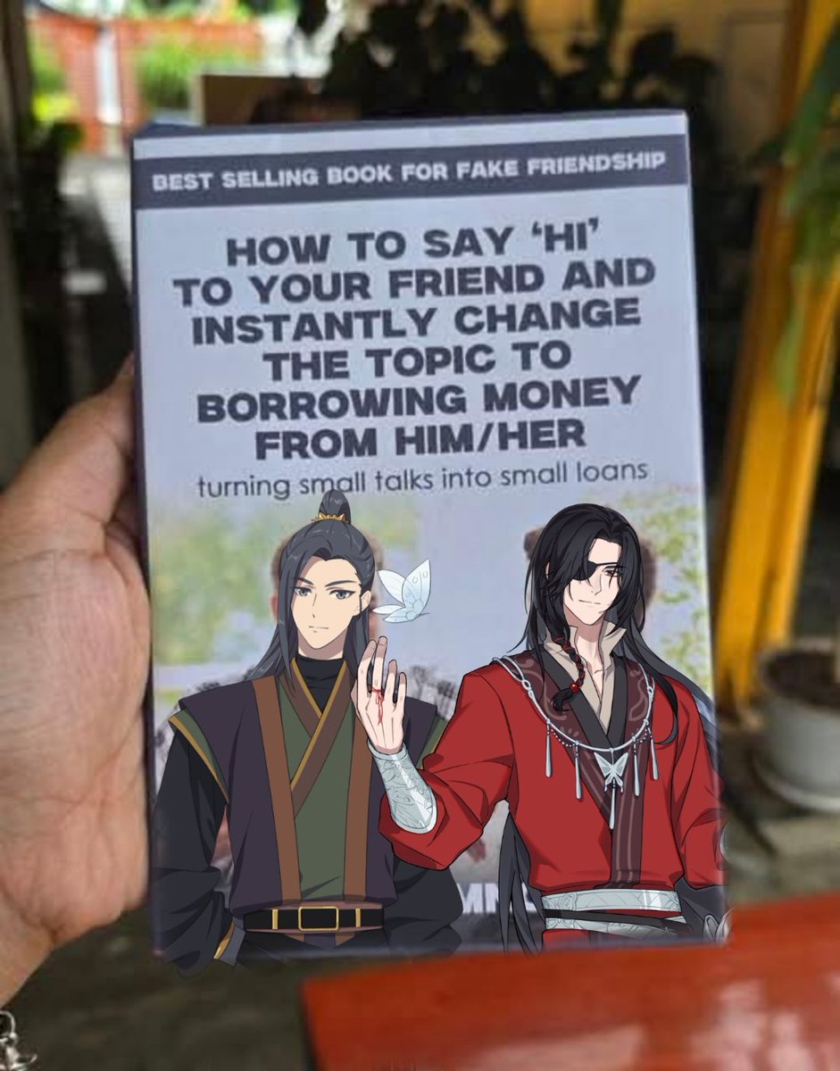 when ppl say hua cheng and he xuan are friends i imagine this:

#tgcf