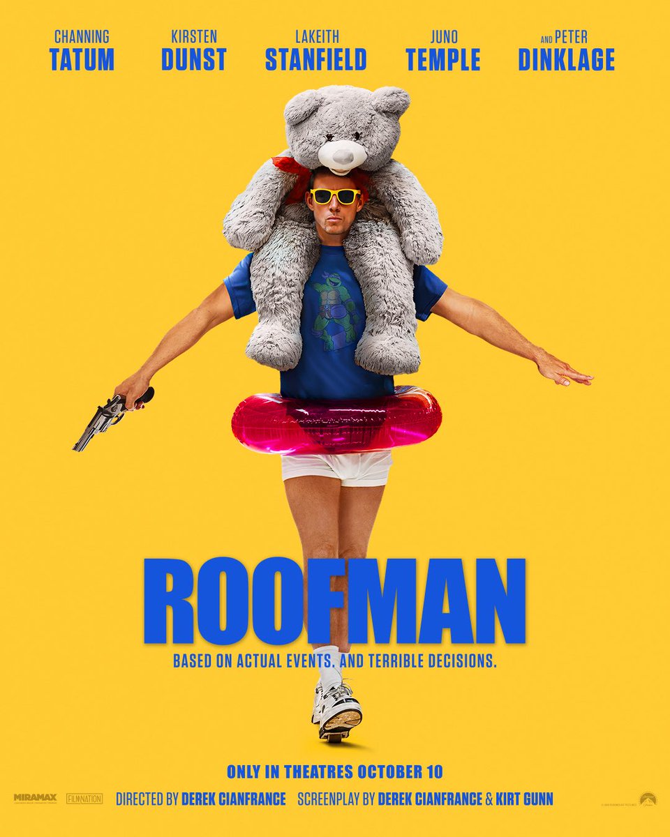 Based on actual events. And terrible decisions. #Roofman is only in theaters October 10.