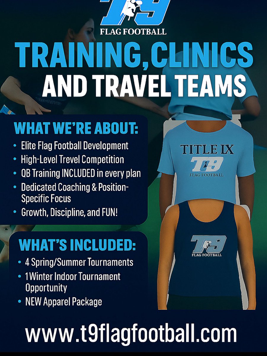 coachsands2's tweet image. Girls Flag Football Grades 4th-12th