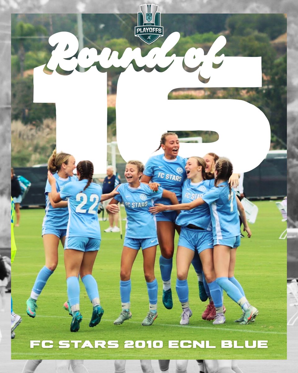 Congratulations to our 2010 ECNL Blue girls who have made it to the round of sixteen at @theecnl playoffs! ⭐️🤩
#FCStars #StarsNation #ECNLPlayoffs #Sweet16
