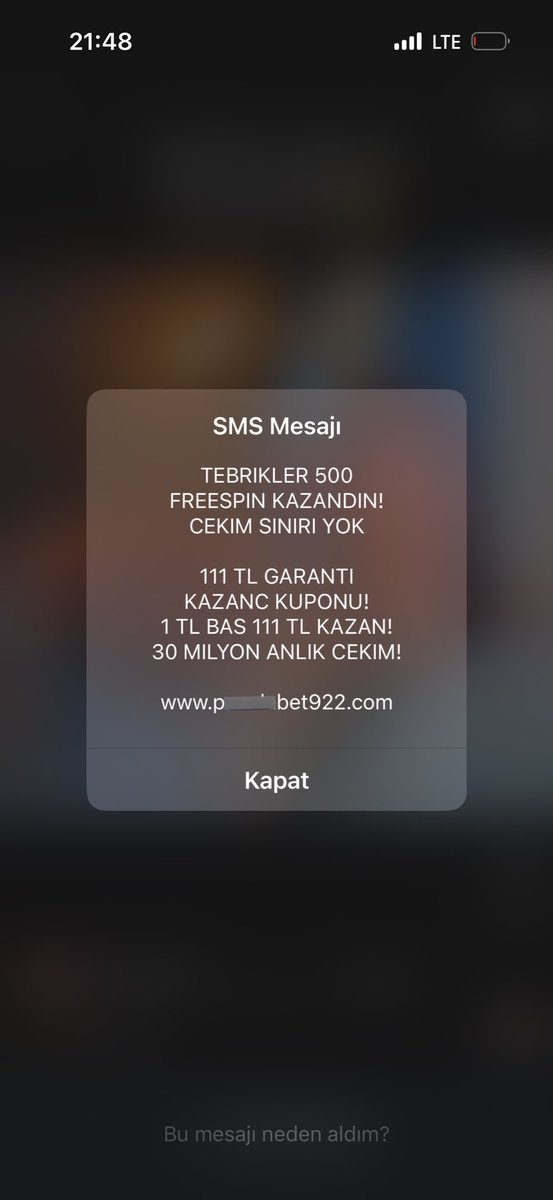 az önce yasa dışı bir bahis şirketinden flash sms geldi. bu işler bu kadar kolay mı ya? <a href="/Kerem_Erkan/">Kerem Erkan</a>