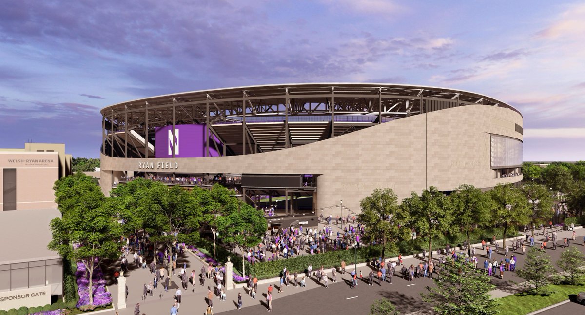 ryanfieldupdate's tweet image. 📣🏟️ Welcome to the future of college football.
Say hello to the New Ryan Field—Chicago’s Big Ten Stadium and the first NFL-style college football experience.
📐 Groundbreaking design
🔩 Real-time progress
🚧 Construction underway
#NewRyanField #ChicagoBigTen…