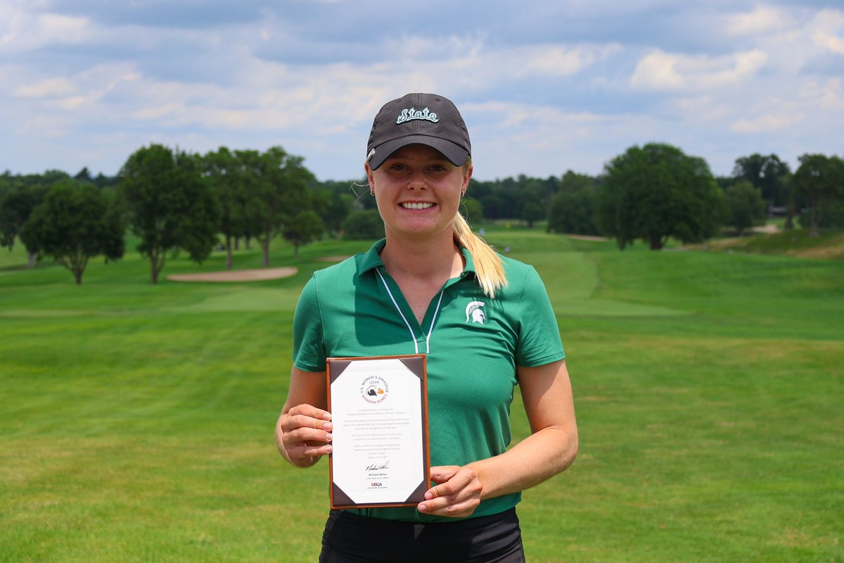MSU_WGolf's tweet image. Congrats to Taylor Kehoe and Brooke Biermann, who both qualified today for the @usga Women's Amateur at Bandon Dunes in Oregon.