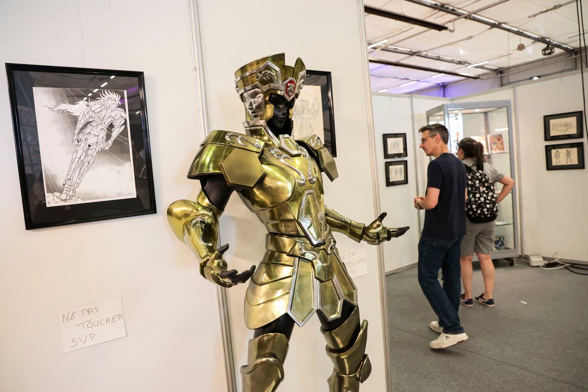 Este pasado fin de semana, se llevo a cabo el Festival Japan Tours 2025 que se celebró en Tours, Francia.
El evento, dedicado a la cultura pop japonesa, contó con una exposición de la serie Saint Seiya, organizada por el influencer Dok.