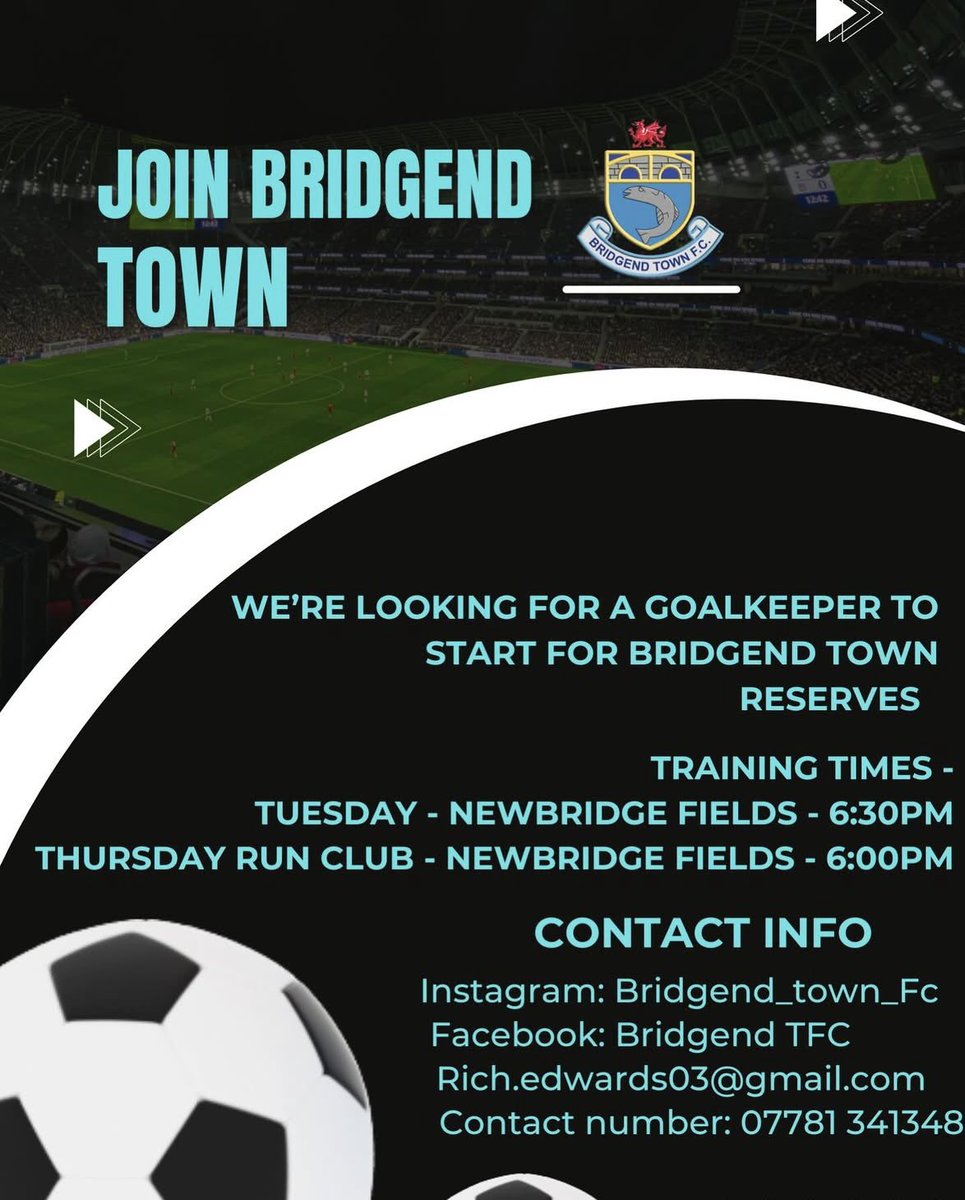 Bridgend Town FC (@bridgendtfc) on Twitter photo 