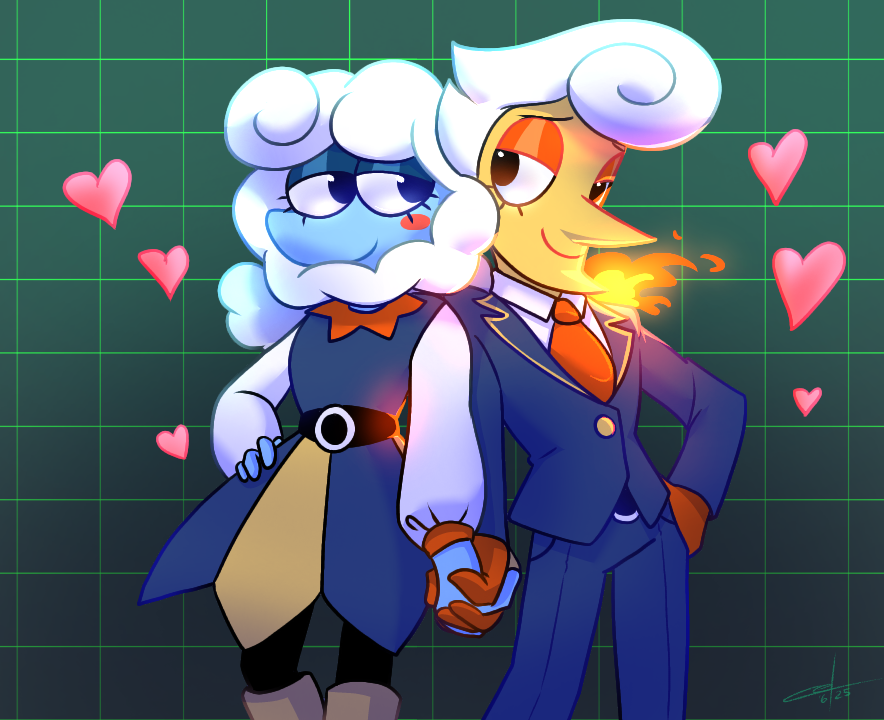 The weather always sticks together~ 🌧️❤️☀️