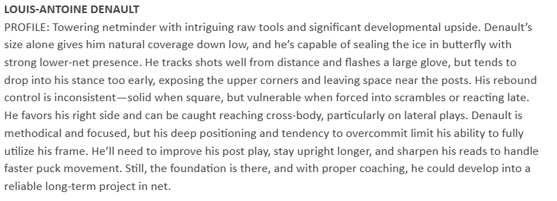 Christian_BCote's tweet image. @DraftProHockey ranking: 195th  
Received a camp invite from Florida #TimeToHunt after going undrafted

draftprospectshockey.com/draftpro-2025-…

#DraftPro #2025NHLdraft