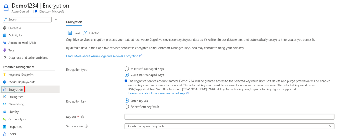 AzureSupport's tweet image. 🔐 Keep your OpenAI data locked up tight!
 #Azure OpenAI encrypts your data at rest—and if you want extra control, you can bring your own keys with Azure Key Vault. Learn how to set it up: msft.it/6018SdUDC  #AzSuppSecurity