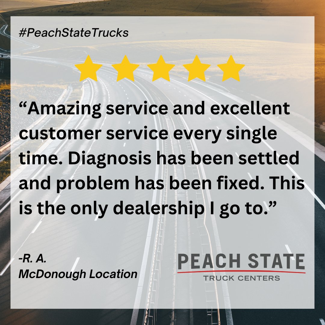 Shoutout to our McDonough team for consistently delivering top-tier service and reliable repairs! We’re proud to be the trusted choice for so many drivers—thank you for putting your confidence in us every time you roll through. 👏🚚

#PeachStateTruckCenters #McdonoughGA