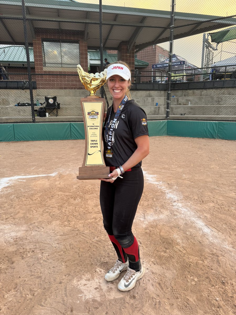 Such an honor to play with <a href="/TCTeamJapan18u/">TC Team Japan 18u</a>!! 🏆🇯🇵 Thank you for inviting me to be a part of your team and culture. Never a dull moment. 🥁❤️#undefeated #champions 

@GrapesMerridaG <a href="/NUSBcats/">Northwestern Softball</a> <a href="/LHSSoftball8/">LHS Softball</a> <a href="/CalHiSports/">Cal-Hi Sports</a> <a href="/D1Softball/">D1Softball</a> <a href="/LineDsoftball/">Line Drive Media</a> <a href="/TCSFastpitch/">TC Fastpitch</a> <a href="/SoftbalAmerica/">Softball America</a>
