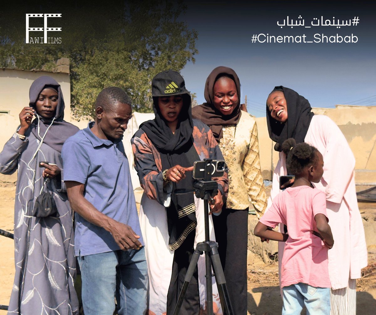 FawiFilms's tweet photo. We continue the #Cinemat_Shabab journey by introducing the creative team behind our second film Kifah_and_Amal - a story of displacement and community solidarity, Where two displaced women meet, whose real names and descriptions represent the meanings of struggle and hope. https://t.co/OEv4YCjxBh