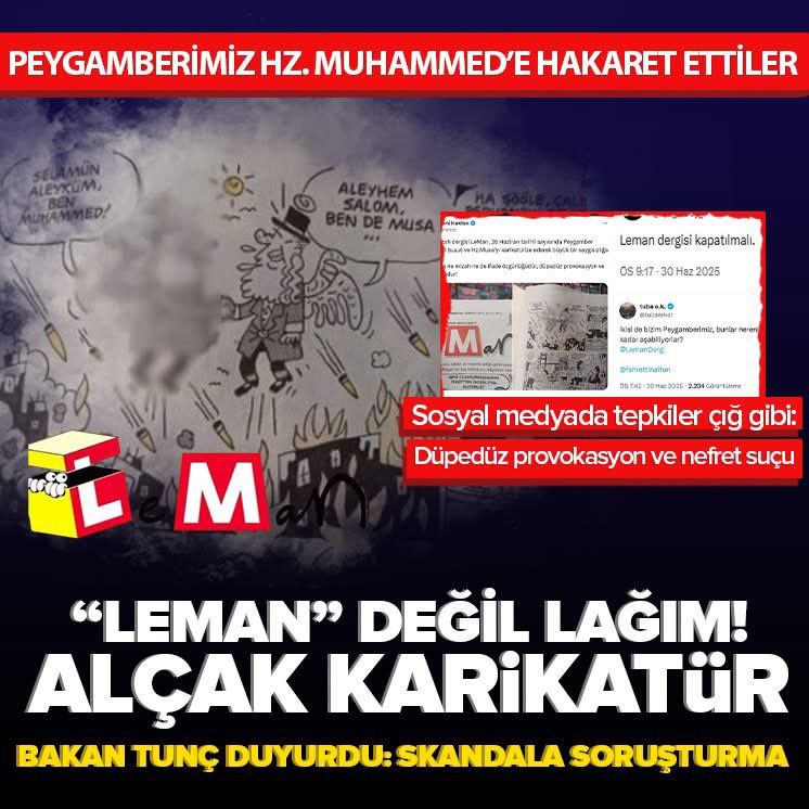 Leman değil  LAĞAM 😡

Bu dergiyi derhal kapatılması gerekiyor herkes haddini bilecek

<a href="/duru34_su/">DuRu 🇹🇷</a> 
@ibrahimmm_0058 
<a href="/YLekoglu/">Yusuf LEKOĞLU</a> 
<a href="/Refrejj/">𝕽𝖊𝖈𝖊𝖕 𝕾𝖆𝖛𝖆𝖙😎♛♞💛💙</a> 
@polakif_ 
<a href="/bbbbb1453/">yusuflekoglu</a> 
@zulfikar__1453 
<a href="/_Mihnetsikul/">NAFİZ</a> 
<a href="/EGundugar/">saadet gundugar</a> 
<a href="/ihsanEmirgazi/">𝑬𝒎𝒊𝒓 𝑮𝒂𝒛𝒊</a> 
<a href="/metindo19925576/">metin doğru</a> 
<a href="/OsmanKemal_/">Osman Kemal</a>