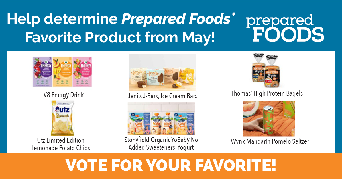 Vote now and make your voice heard in our May Favorite Product's poll: preparedfoods.com/articles/13058…
#ThomasBagels #Utz #Stonyfield #Wynk #JeniIceCream #JBars #V8Splash #FavoriteProduct #FavoriteFood #Food #Beverage #PreparedFoods #seltzer #icecreambars #icecream #energydrink #yogurt