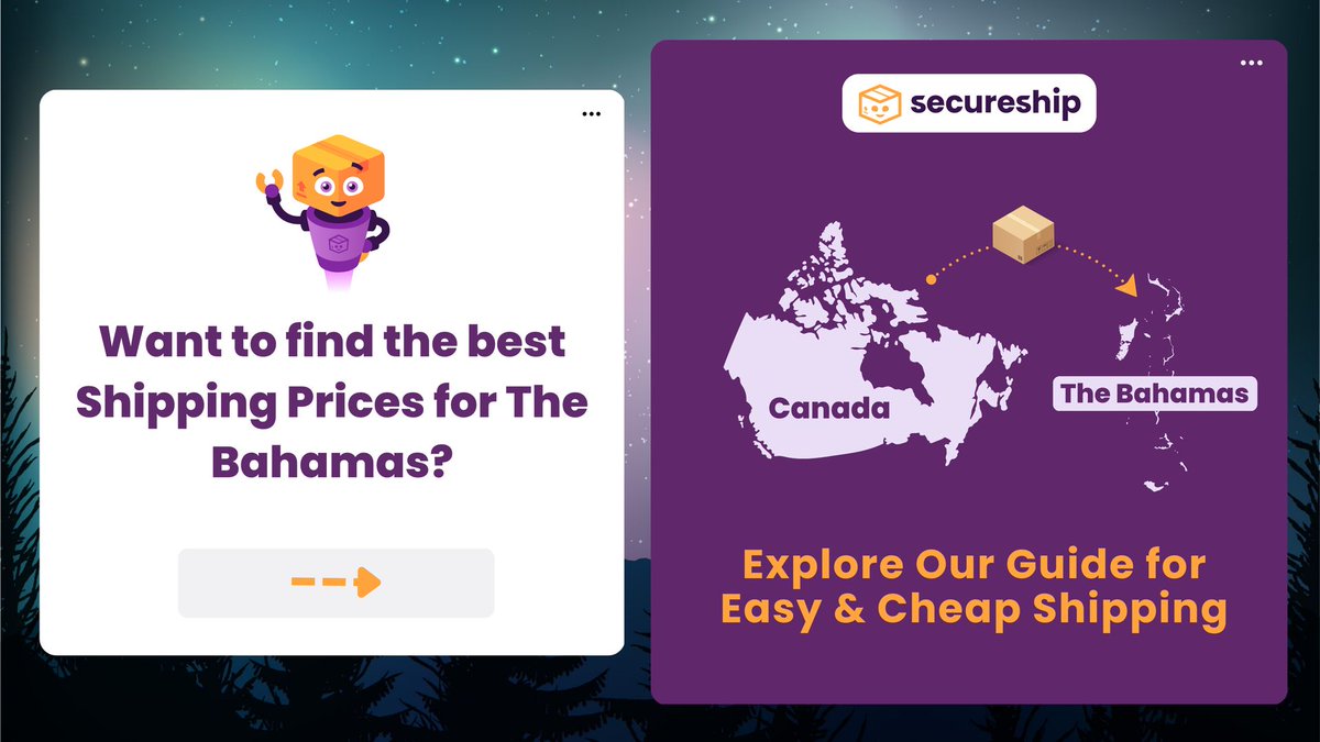 #Canada to #Bahamas shipping made easy! 

Check out Secureship's guide for tips and tricks to make the process seamless. 

Fun fact: The Bahamas is home to one of the world's largest barrier reefs, the Andros Barrier Reef. bit.ly/3C3ffk7