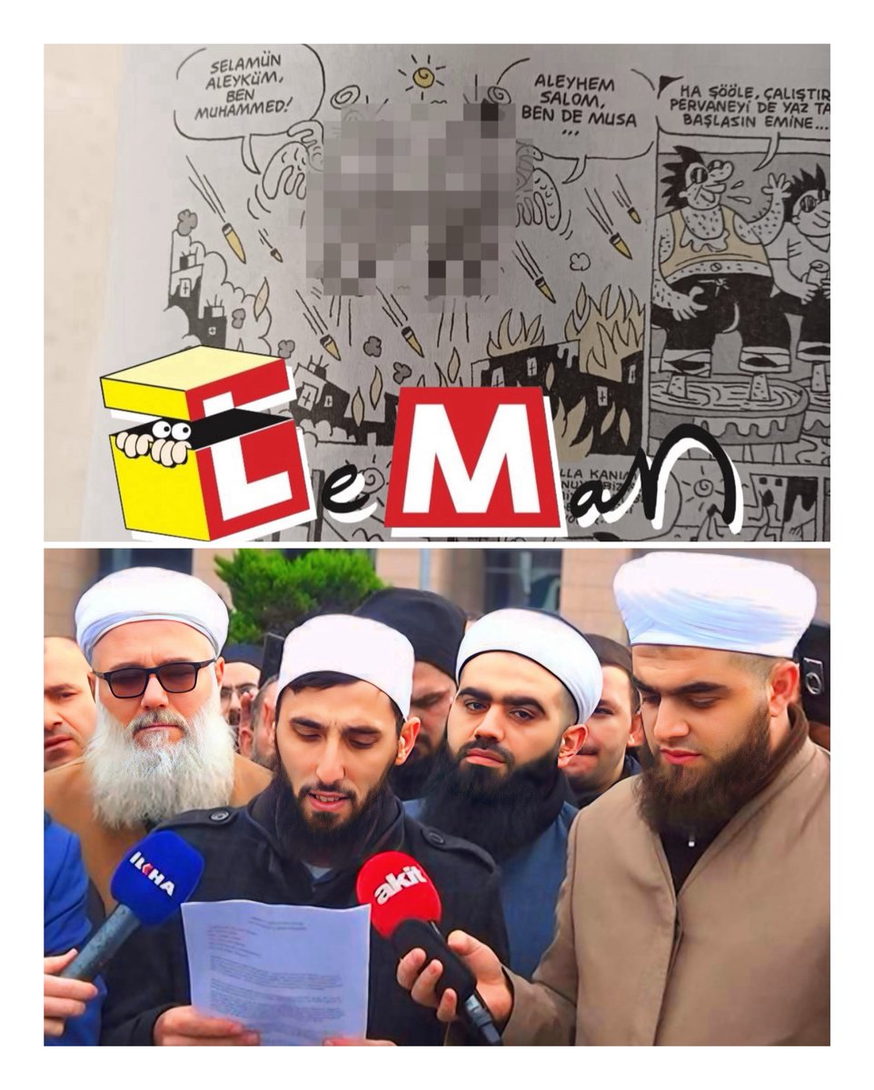 Bu Topraklarda ALLAH Rasulüne
(Sallallahu Aleyhi ve Sellem)
Ve Peygamberlere (A.S) Hakaret
Edilmesine Asla Müsaade Etmeyeceğiz

 #lemandergisikapatılsın ❌
Yoksa Biz Kapatmasını Biliriz ⚠️