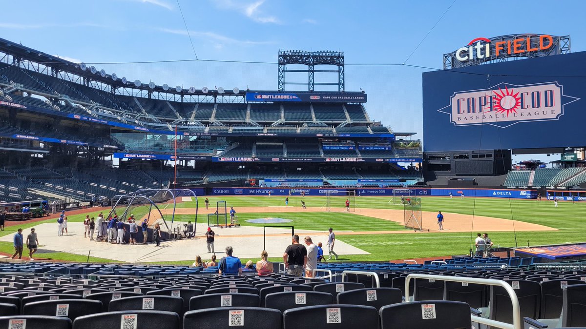 David Seifert (@dseifertd1pbr) on Twitter photo Not a better place to be today than Citi Field to get some looks at the all-stars from the <a href="/mlbdraftleague/">MLB Draft League</a> vs <a href="/OfficialCCBL/">Cape League</a>
Draft League team is loaded with power arms and Cape has a good mix of top prospects for '25, '26 and '27.
First pitch an hour away.
<a href="/d1baseball/">D1Baseball</a> Not a better place to be today than Citi Field to get some looks at the all-stars from the <a href="/mlbdraftleague/">MLB Draft League</a> vs <a href="/OfficialCCBL/">Cape League</a>
Draft League team is loaded with power arms and Cape has a good mix of top prospects for '25, '26 and '27.
First pitch an hour away.
<a href="/d1baseball/">D1Baseball</a>