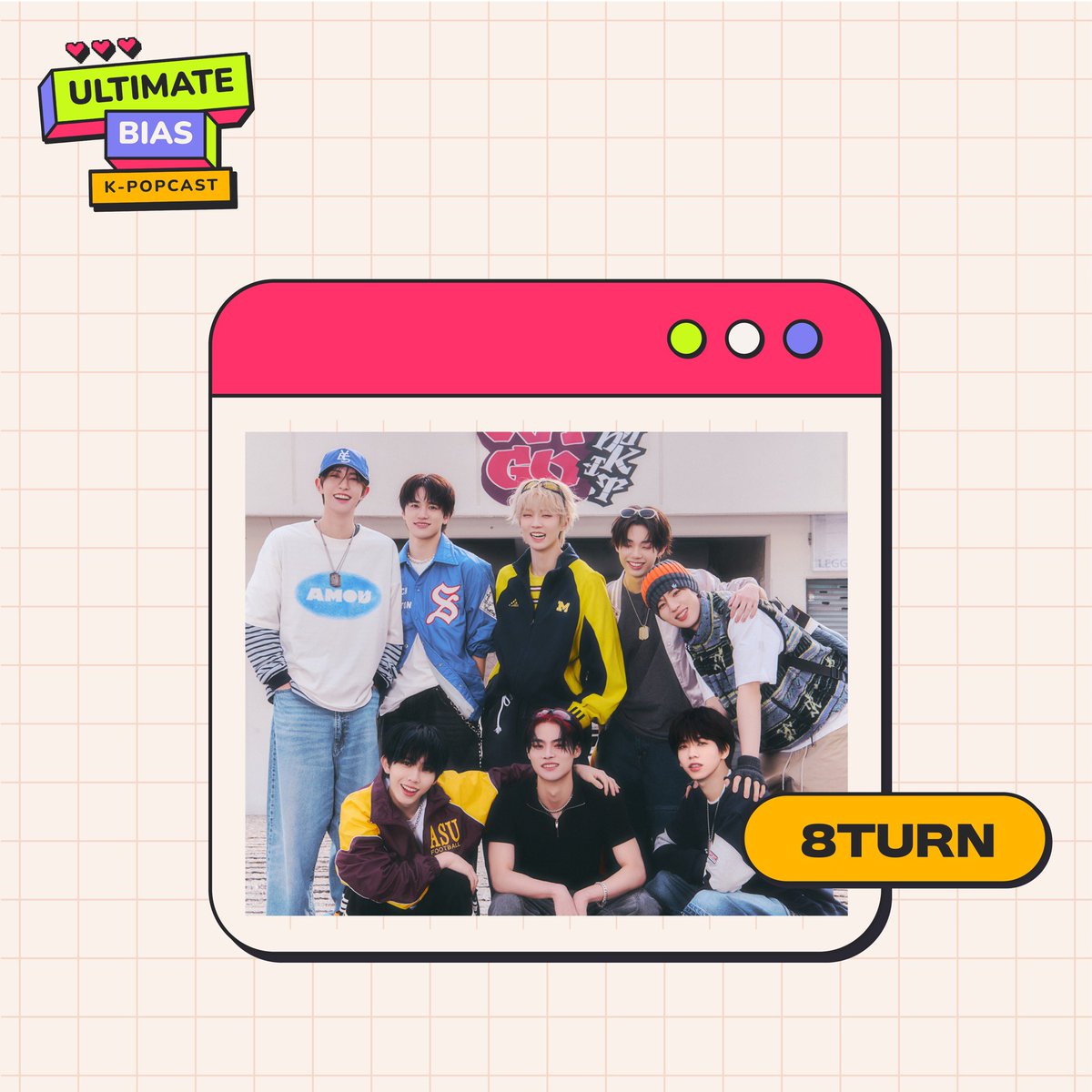 it’s your turn, TURNING! 🥰

❣️ we give you <a href="/8TURN_official/">8TURN</a> exposing each other in our FULL interview with them now on YouTube and Spotify at the link in our bio!❣️

#8turn #turning #kpop #kpopfyp #kpopconcert #ultimatebias