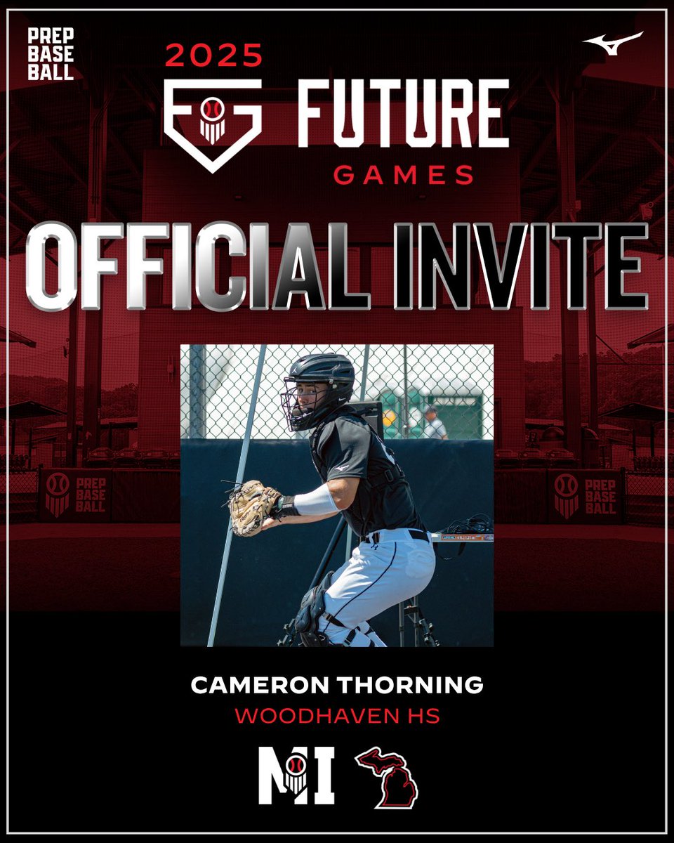 Thank you <a href="/CoachGoodwinA/">Adam Goodwin</a> and <a href="/PrepBaseballMI/">Prep Baseball Michigan</a> for inviting me to the 2025 Future Games. Excited for the opportunity and can’t wait to compete!
<a href="/CoachFarner/">Corey Farner</a> <a href="/MichiganTM16U/">Michigan Taylor Made</a>