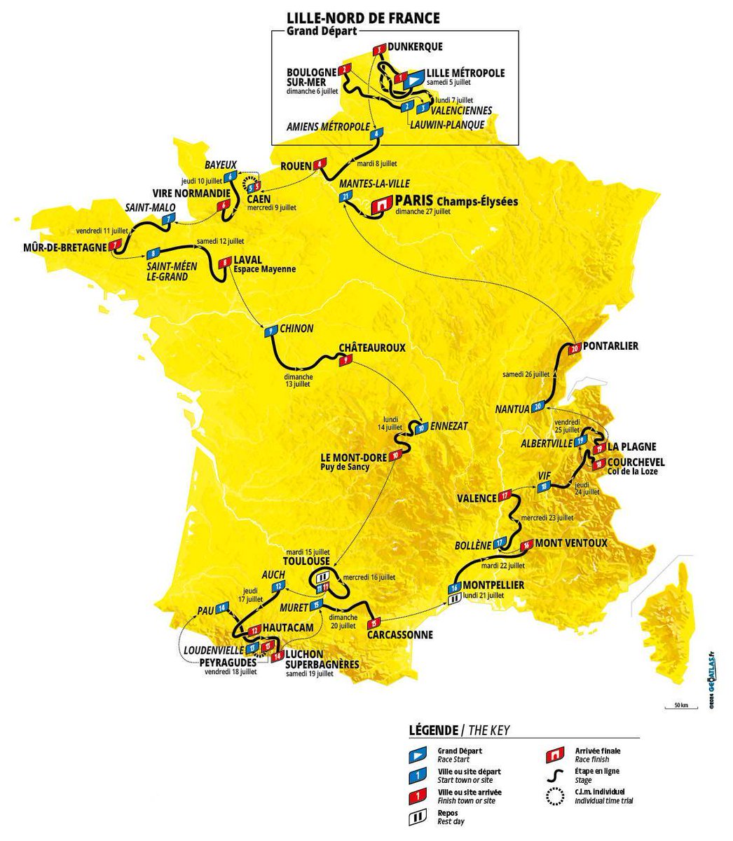 TOUR DE FRANCE 2025 - HAIKU EDITION

The moment has come again, and for the third year in a row, I am presenting the Tour de France route in my poetic way – 21 stages, 21 haikus. I hope you will enjoy it as much as you did on previous occasions.

The thread: 

🧵

#TDF2025
