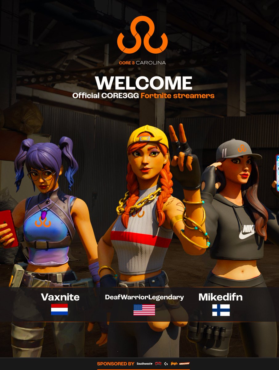 GalaxyNOG's tweet photo. We’re proud to announce our officially signed Fortnite Streamer Roster🔥

Welcome to: 

⭐ @VaxNfn 
⭐ @DeafWLegendary 
⭐ @Mikedifn 

Big things ahead! #BuildTheCore 

#Fortnite #SignedStreamers #FortniteStreamers https://t.co/jSHfYW7nNe