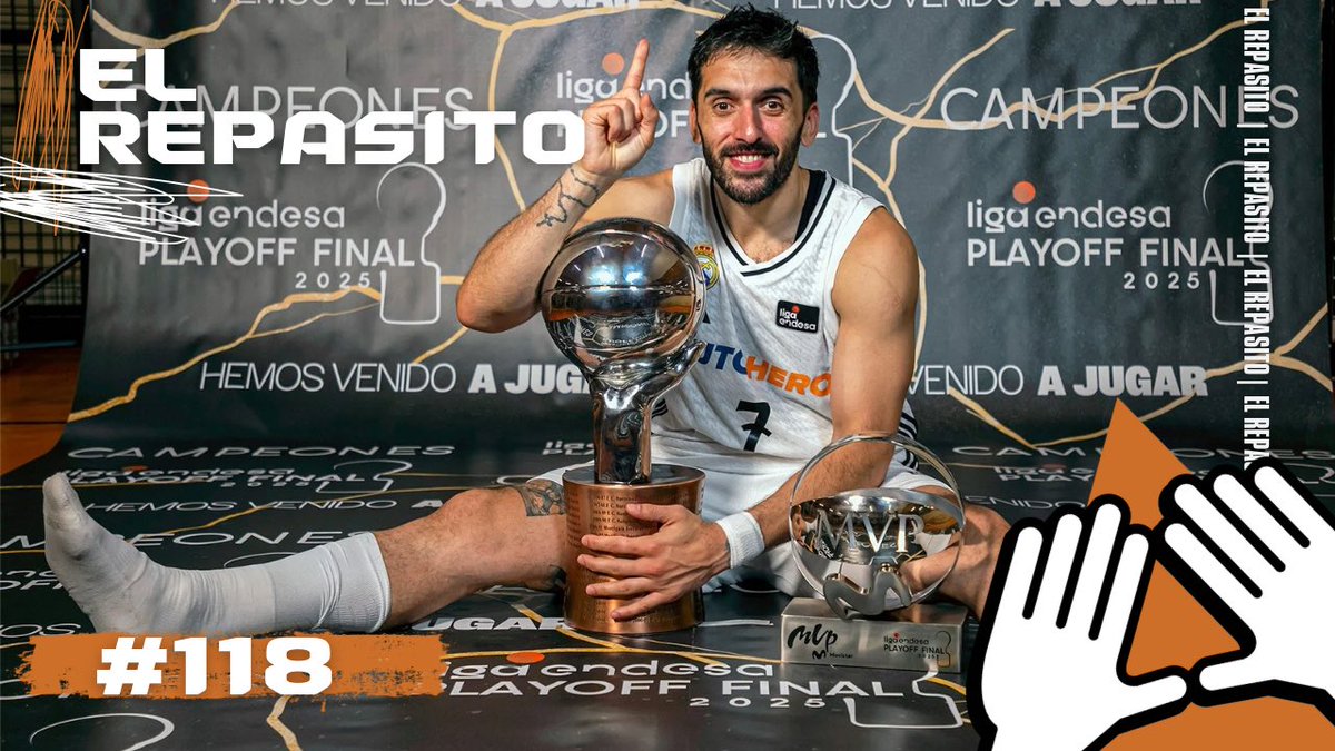 El Repasito #118 | Ya en YouTube 

Curso baloncestístico 24/25 acabado y mucho de lo que hablar. 

• Unos PlayOffs flojetes 
• Últimos fichajes Liga Endesa
• Quién jugará en ACB
• Damos la cara por nuestros retos y predicciones 

▶️youtu.be/OPWBo_O1qJ4?si…
