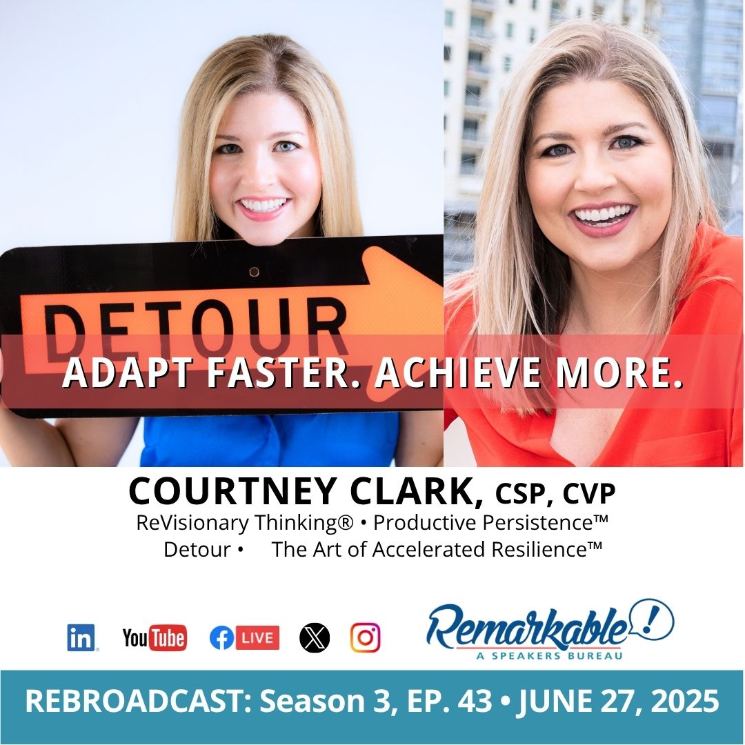 🚀 REBROADCAST: Watch Now on YouTube! "Simply" Remarkable Live Show: Adapt Faster. Achieve More. Change Starts Now!

Missed last week’s electrifying episode of "Simply" Remarkable? Catch the replay now on YouTube:bit.ly/3TfQwlt ! Host Sue Falcone sat down with