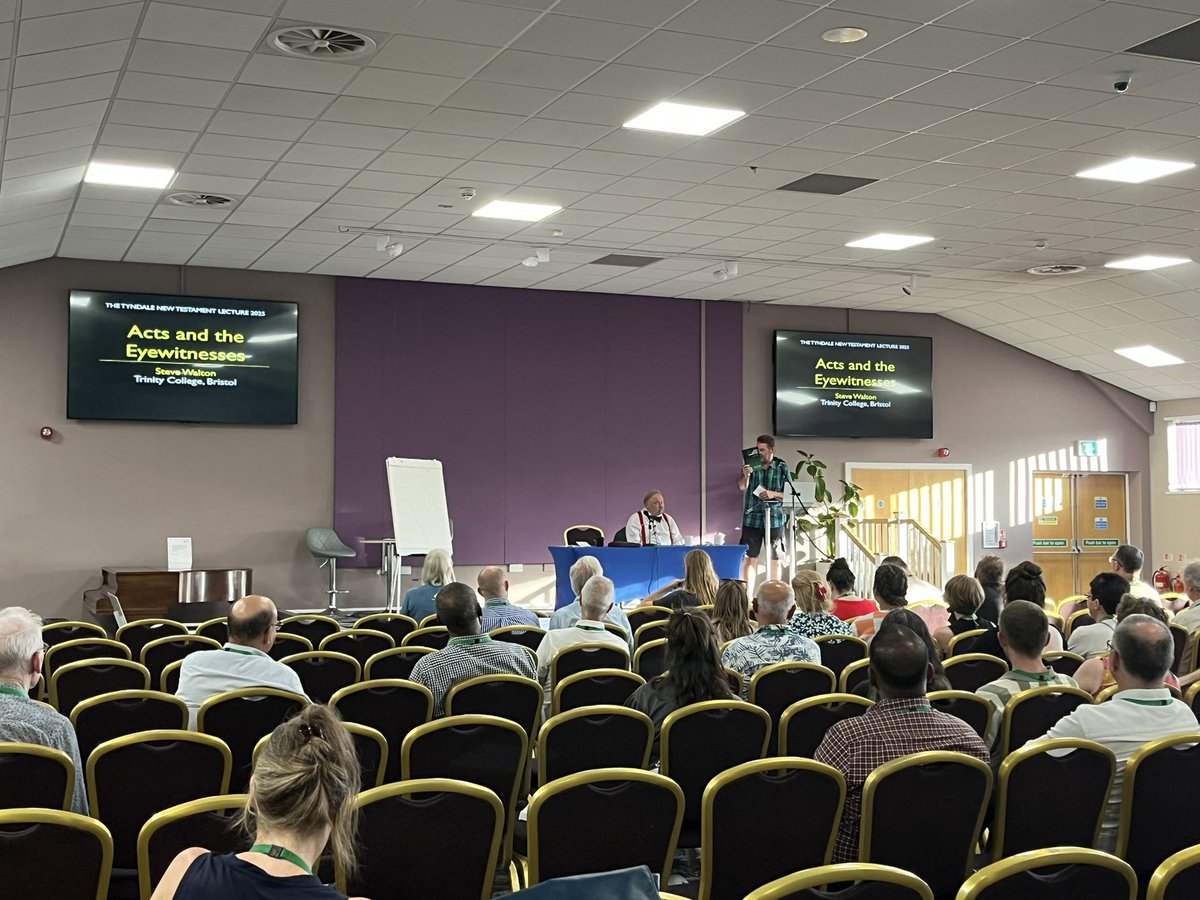 Thomas Creedy (@thomascreedy) on Twitter photo Always nice to be <a href="/TyndaleFellows/">Tyndale Fellowship</a> - this evening <a href="/Psephizo/">Dr Ian Paul</a> introduces Steve Walton on ‘Acts and the Eyewitnesses’. Always nice to be <a href="/TyndaleFellows/">Tyndale Fellowship</a> - this evening <a href="/Psephizo/">Dr Ian Paul</a> introduces Steve Walton on ‘Acts and the Eyewitnesses’.