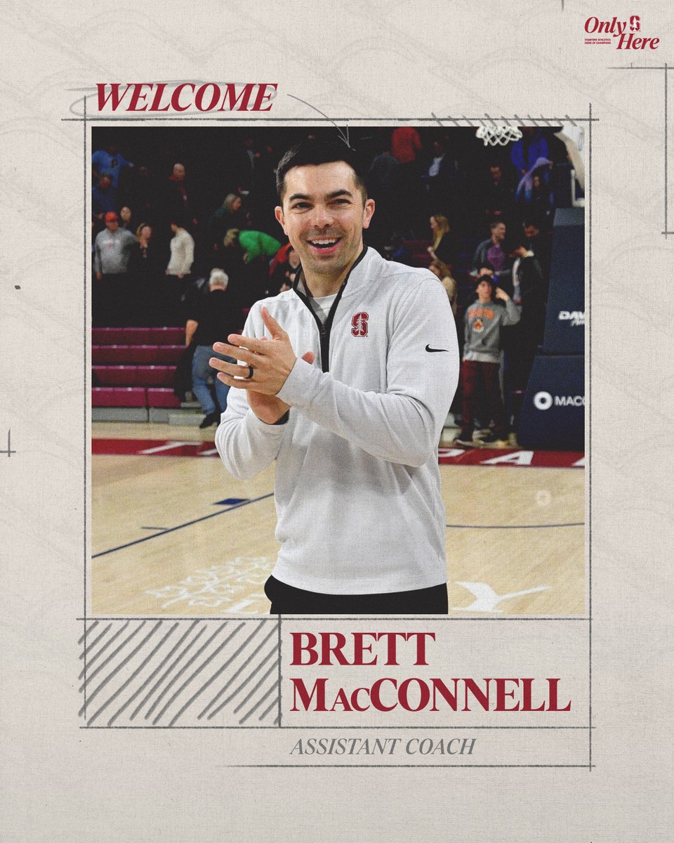 Welcome to Stanford, Coach MacConnell! 🌲

read » bit.ly/45JAfMZ