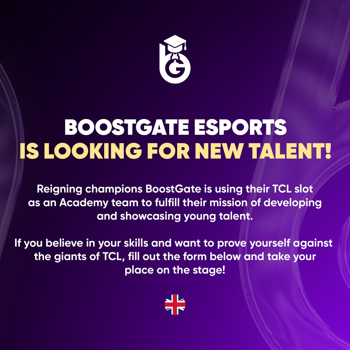 BGT Rising Stars 💫

🇹🇷 Son şampiyon BoostGate Yeni Yeteneklerini Arıyor!
Eğer ilgileniyorsan, aşağıdaki bağlantıdan formu doldurarak başvurabilirsin.

🇬🇧 Reigning champions BoostGate Is Looking for New Talent! If you're interested, fill out the form via the link below and take