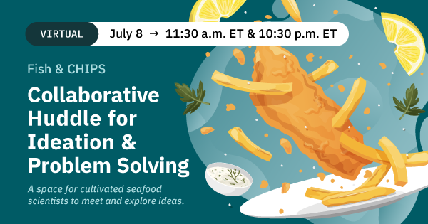 Good Food Science 🔬 (@goodfoodscience) on Twitter photo 🐟🔬 Dive into the future of cultivated seafood at Fish & CHIPS, a virtual collaborative huddle hosted by <a href="/GoodFoodInst/">The Good Food Institute</a>, where cultivated seafood researchers & innovators converge to connect and conquer technical challenges. 🐟🔬
Register today: airtable.com/appMgYRlJ6w8TN… 🐟🔬 Dive into the future of cultivated seafood at Fish & CHIPS, a virtual collaborative huddle hosted by <a href="/GoodFoodInst/">The Good Food Institute</a>, where cultivated seafood researchers & innovators converge to connect and conquer technical challenges. 🐟🔬
Register today: airtable.com/appMgYRlJ6w8TN…