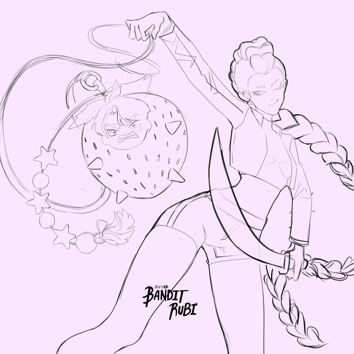 Is Jinu a 🍓? 
#KPOPDEMONHUNTERS #rumixjinu