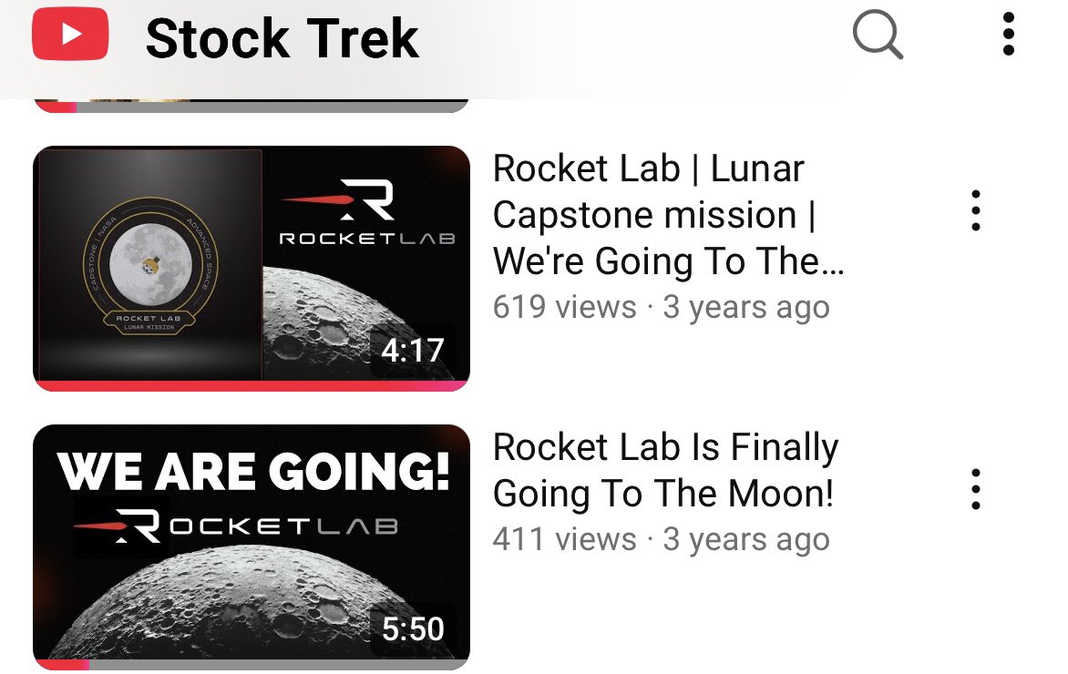 How time goes by quick!! I remembering covering rocket lab $RKLB going to the moon 3 years ago on the StockTrek YouTube channel! 🚀🛰️🌕 Happy 3 year anniversary to the moon with capstone! <a href="/RocketLab/">Rocket Lab</a>
