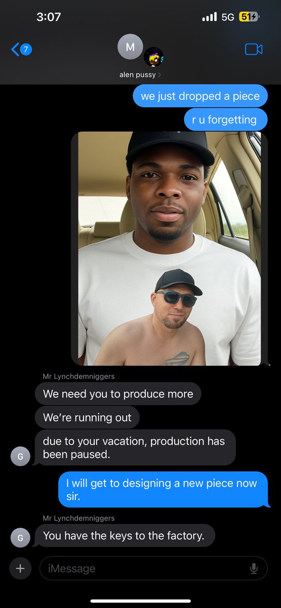 HateBlacks2024's tweet photo. Via orders from my boss @Power5Pandemic / @EnslaveDemBlack even though i am on vacation a new shirt will be produced and revealed today by 7pm EST. 

Stay tuned. #hateblacks #krystlewhore #hangdem #lynchdem https://t.co/b9FNLY0Apq