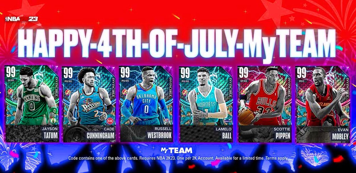 Like this Tweet if you wanna see the guys at 2k drop a 4th Of July Locker Code 

👍