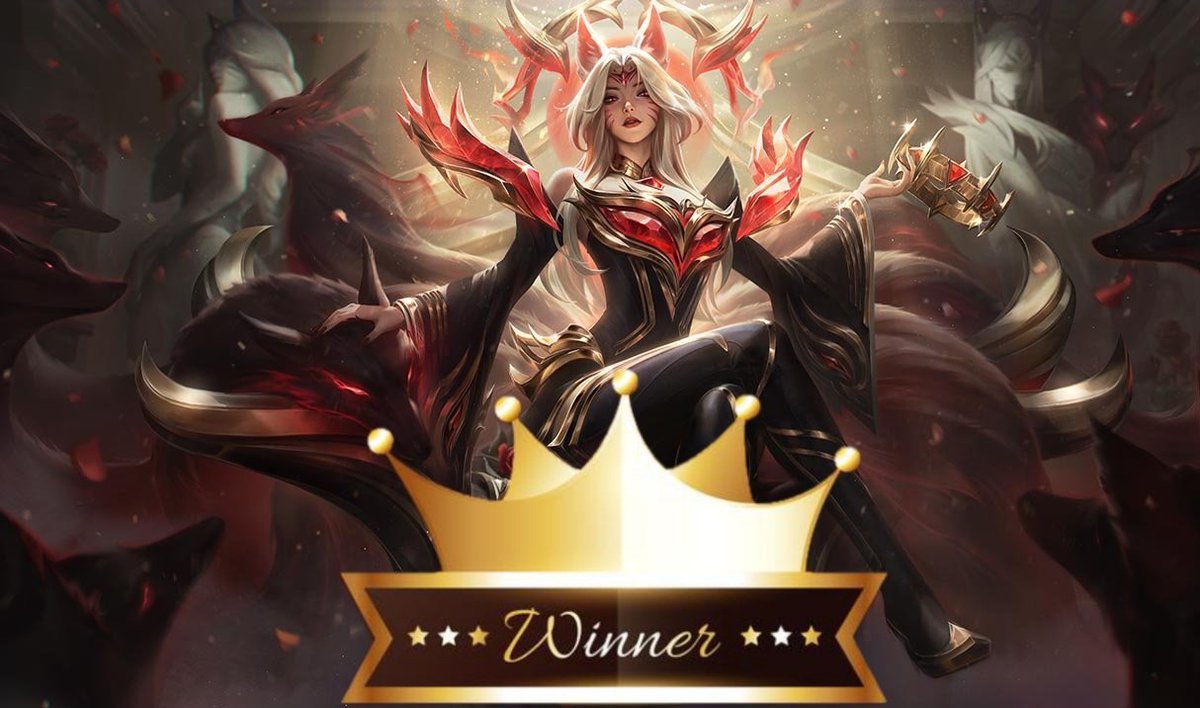 luzKindred4WR's tweet photo. Congratulations to  #ahri for taking the title of 

THE PRETTIEST #League_of_Legends queen 👸 💖 https://t.co/1bIei2jZg1