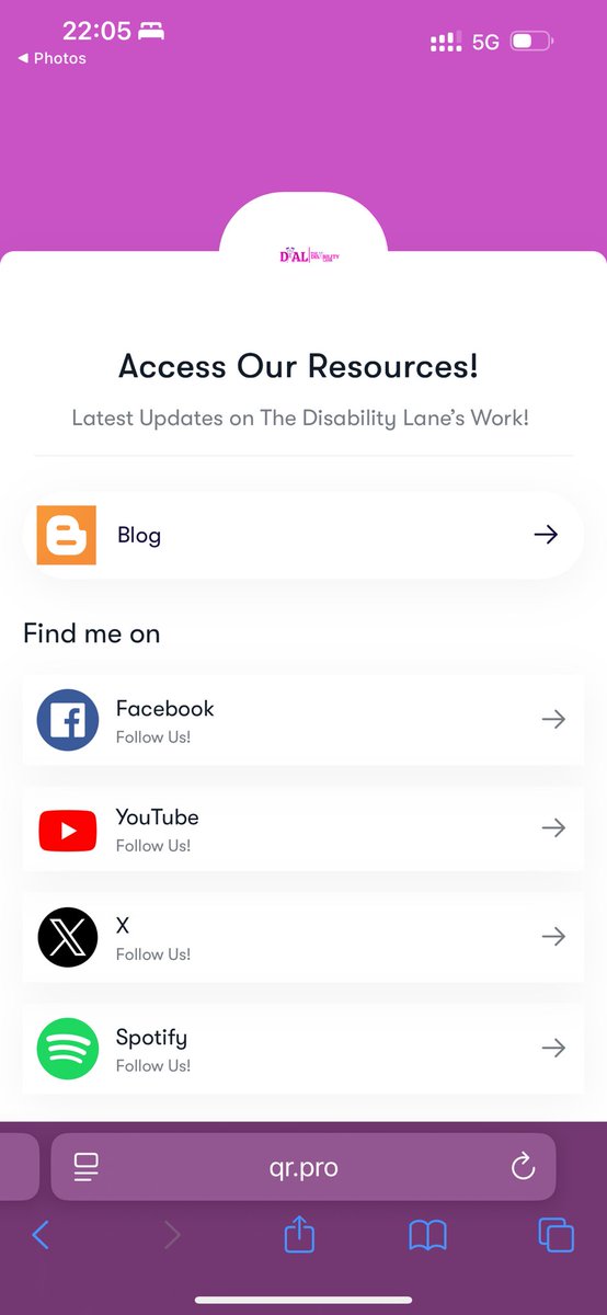 Spicy Pringle (@snshanah) on Twitter photo Your tech sis is excited by the fact that the new QR Code for .<a href="/DisabilityLane/">The Disability Lane</a>โs resources is functioning! ๐ฅณ Your tech sis is excited by the fact that the new QR Code for .<a href="/DisabilityLane/">The Disability Lane</a>โs resources is functioning! ๐ฅณ