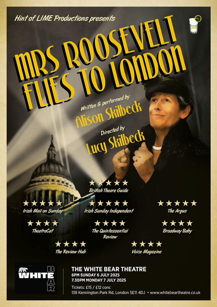 Artifact from EP53 - Alison Skilbeck’s “Mrs Roosevelt Flies to London”

Tickets - whitebeartheatre.co.uk/whatson/mrs-ro…