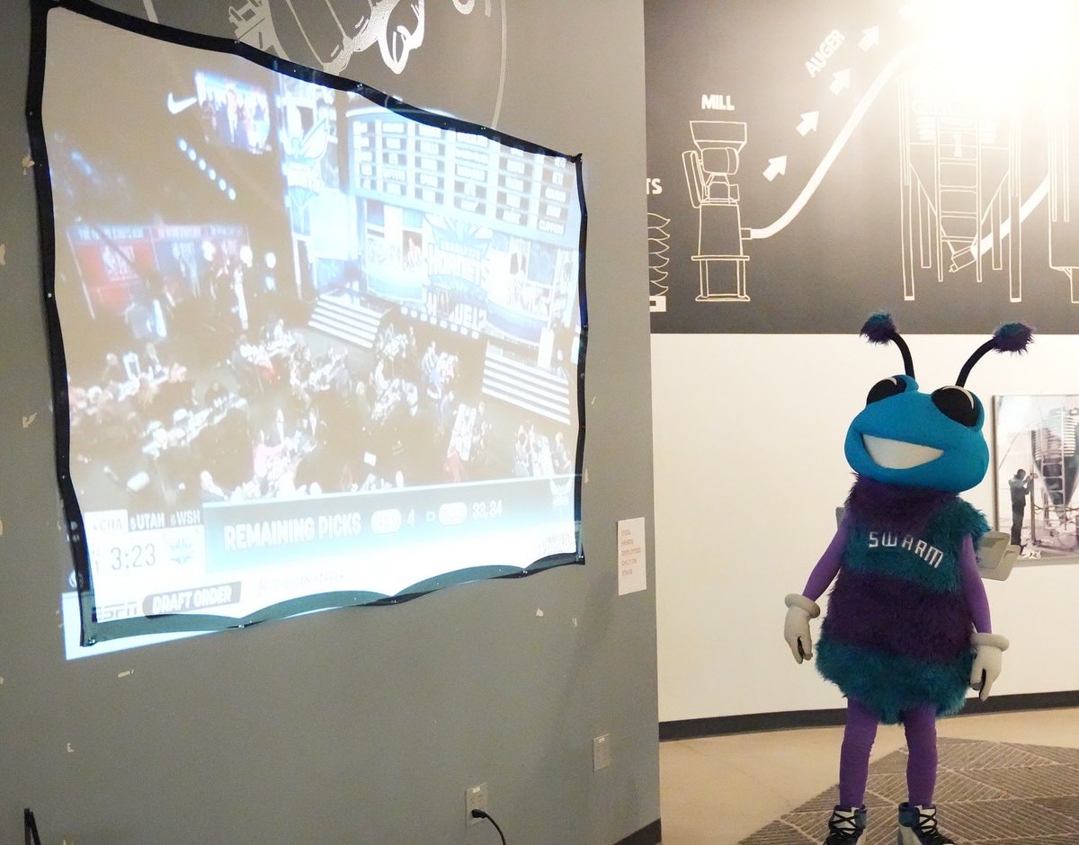 greensboroswarm's tweet image. Celebrated the future of our franchise with the best fans 💜