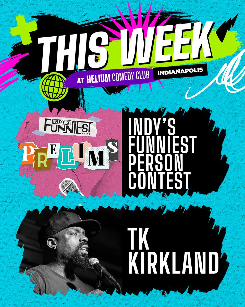 This Week at Helium | Funniest + <a href="/Tk_kirkland/">TK Kirkland</a>! 
Grab tickets now: bit.ly/4h0DIJo
