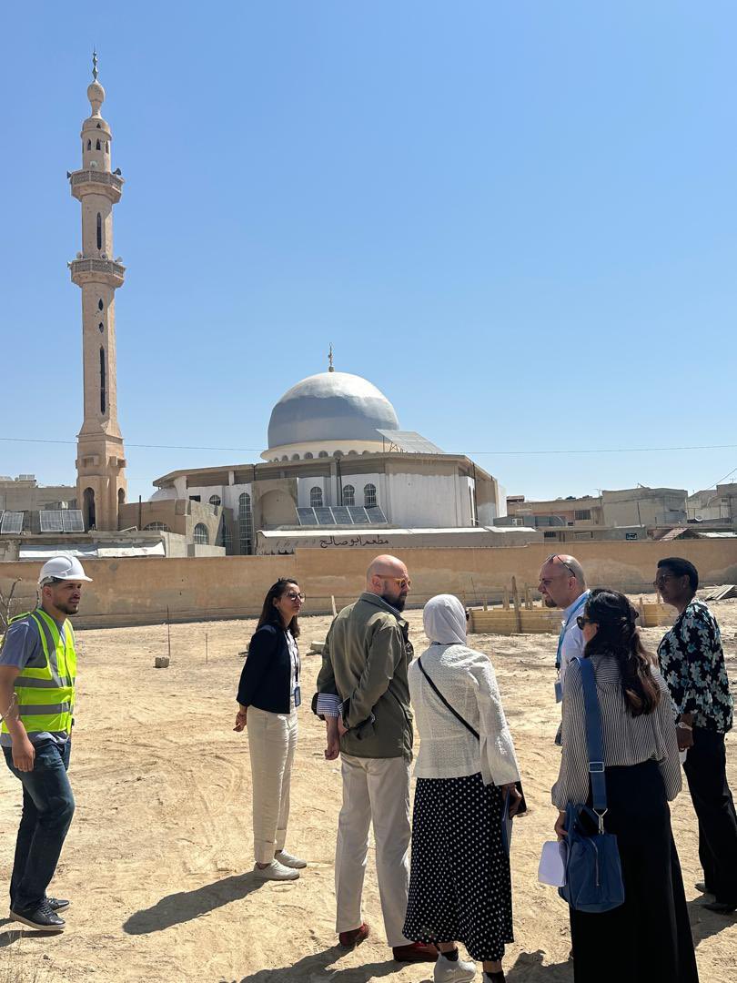 ouarda_ali's tweet photo. Engaging morning with H.E. Amb. Zavala 🇪🇸, @muriel_mafico  &amp; Syria Health Dptmt in Dhumair. 
Joining forces with #UNFPA, @UNOPS Rehabilitating the Delivery Center is more than infrastructure—it’s a lifeline for maternal health, made possible through close collab with National Gov https://t.co/AKmhtGj4ne