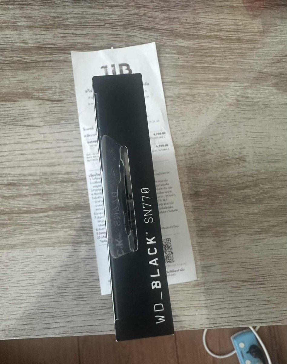 trousercs's tweet image. ขาย3700 WD_ BLACK SN770 Gen4 Ssd 2td ประกันเหลือ4ปี6เดือน อยู่ในซีลยังไม่ได้แกะ พร้อมใบเสร็จ
#SSDm2 #ssd2tb