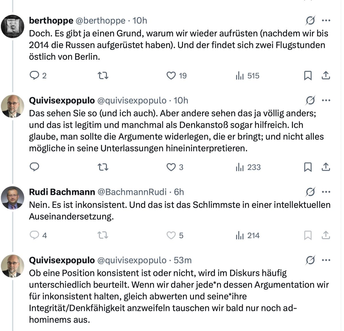 quivisexpopulo's tweet image. Dafür hat @BachmannRudi mich geblockt. Wir sind wirklich nicht mehr in der Lage untereinander auf normale Weise Argumente auszutauschen.