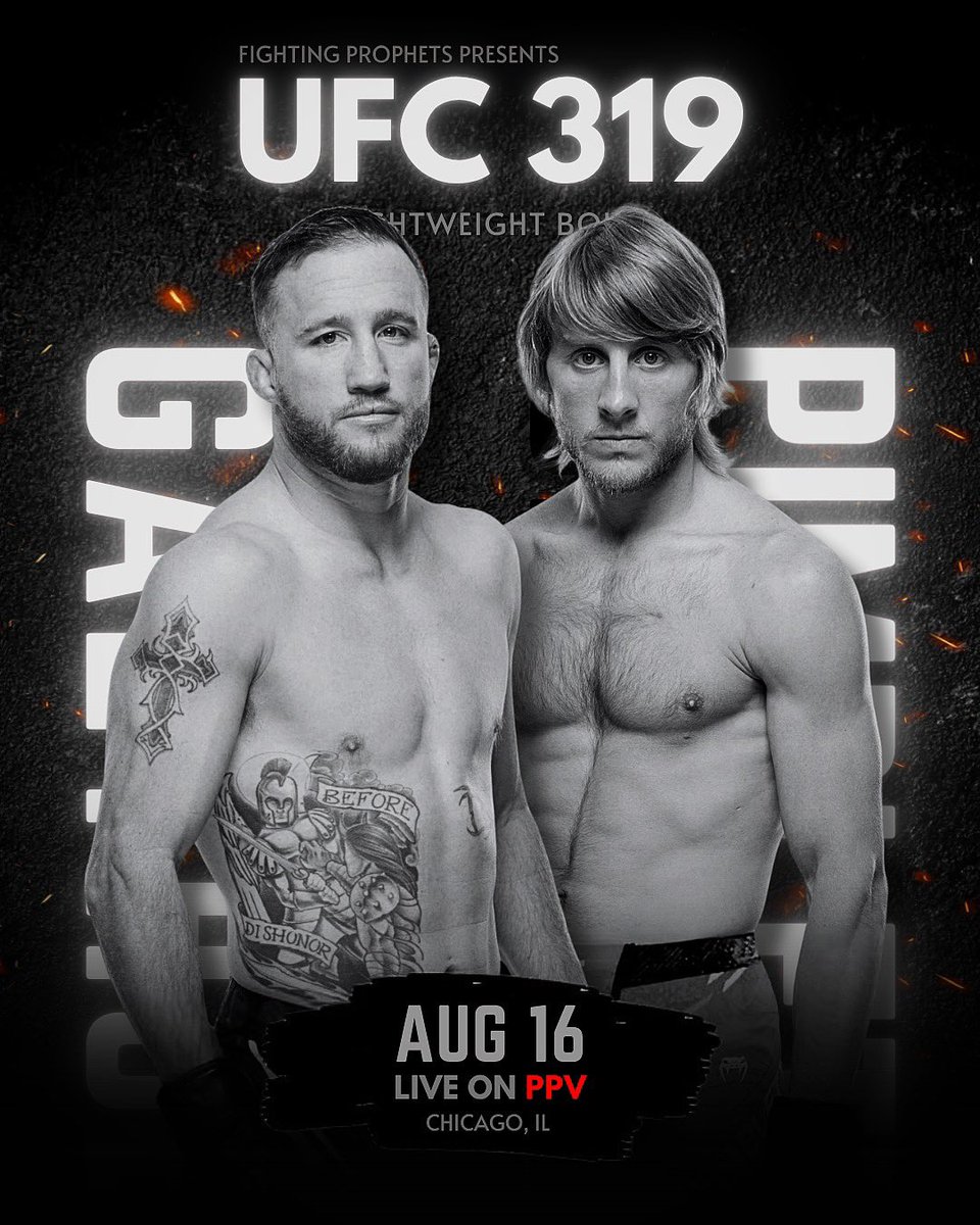 FightFiends_'s tweet photo. 🚨DDP has LEAKED that Justin Gaethje vs. Paddy Pimblett is #UFC319 CO-MAIN event!
🎥 Ahmed Amwell | YT
📸 Mike Roach | Getty Images
•
#UFC #MMA #FightingProphets https://t.co/kVmg4d1Kkb