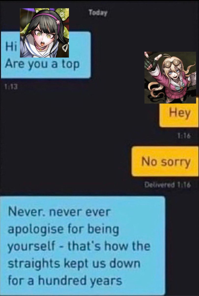 kyojacks_'s tweet photo. tenmiu nation are you even alive?
#drv3 #tenmiu https://t.co/Yq7JcoogJ3