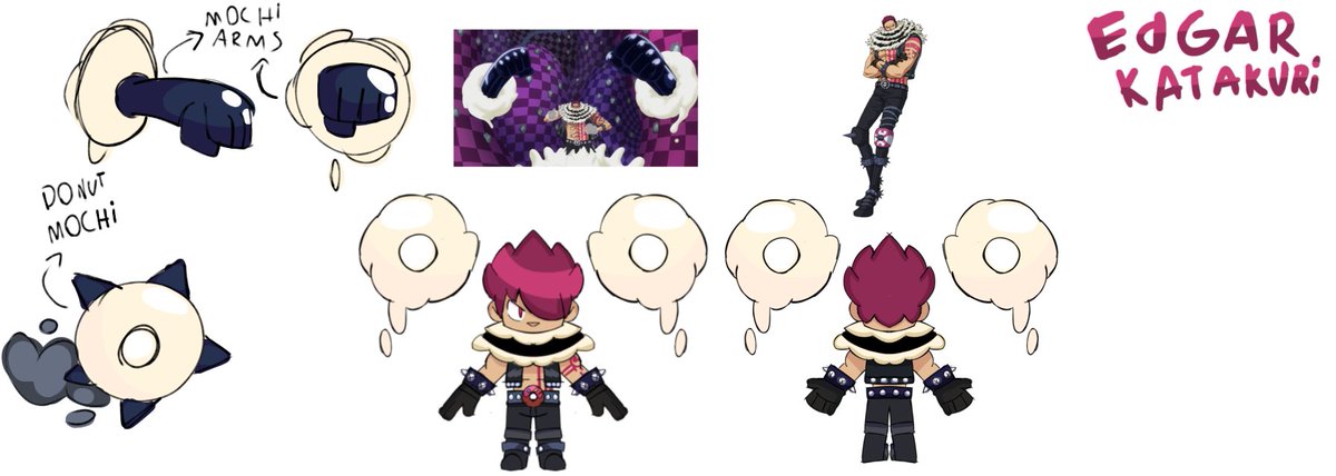 TesteK57653's tweet photo. EDGAR KATAKURI🧣🍩!!?? Concept collab for one piece #BrawlStarsArt #BrawlStars #conceptart #games #ONEPIECE #animefanart https://t.co/F8RYhkeuP9