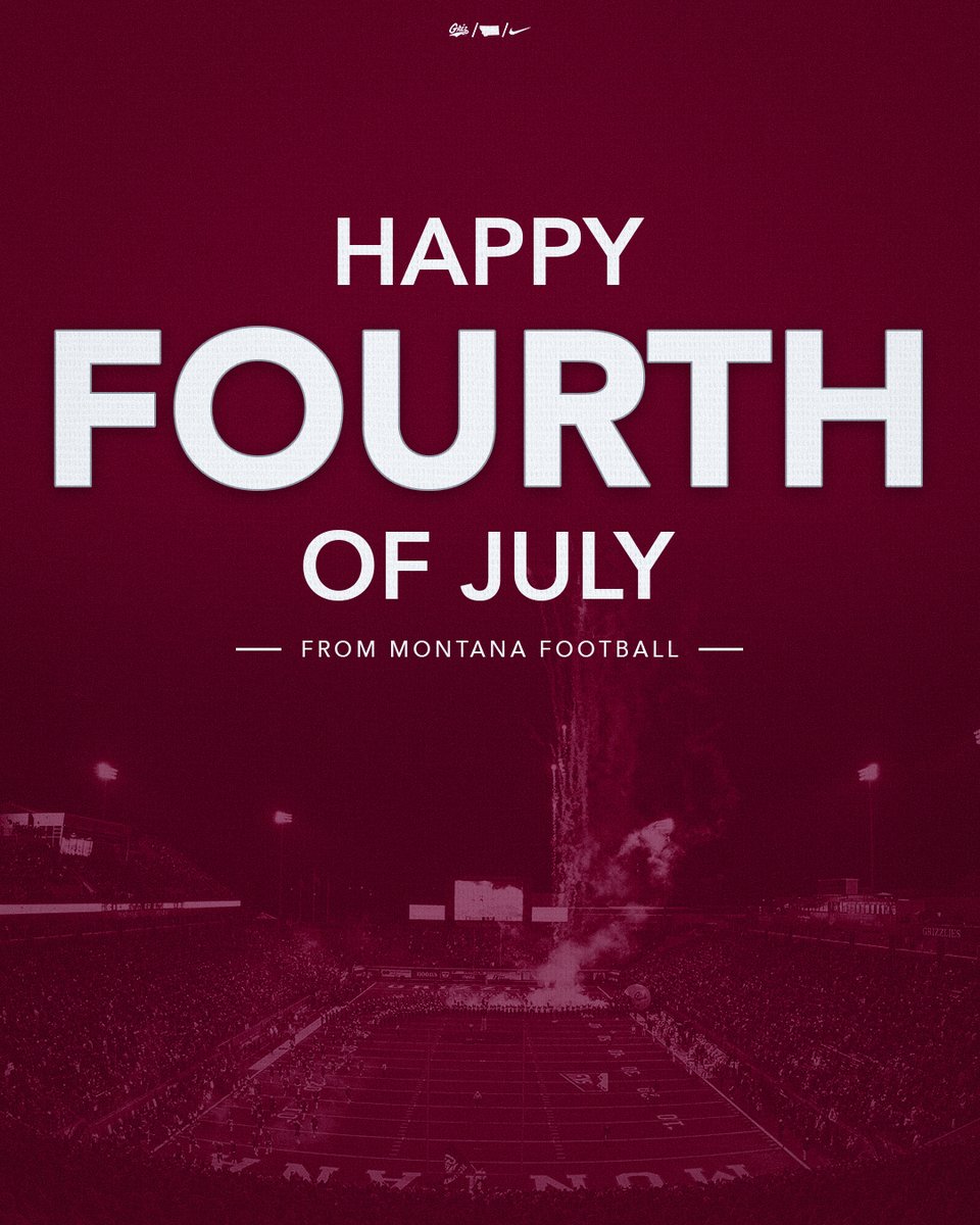 🇺🇸 A safe and happy 𝑰𝒏𝒅𝒆𝒑𝒆𝒏𝒅𝒆𝒏𝒄𝒆 𝑫𝒂𝒚 from all of us at Griz football! 🎆