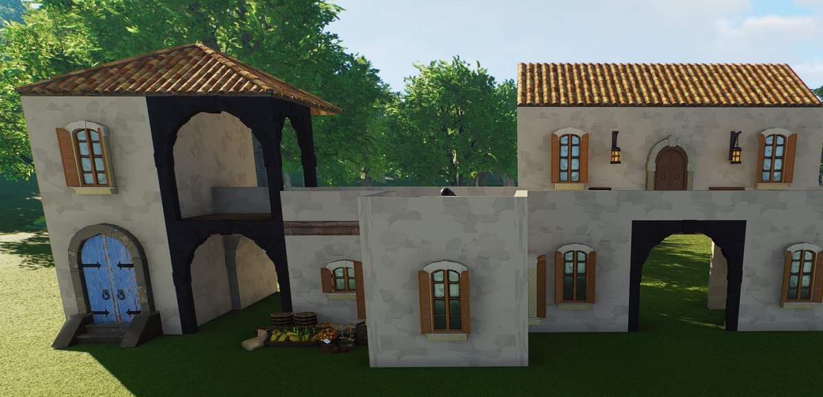 JurassicPrimal's tweet photo. @PlanetCoaster You forgot this roof in PC2 ? 🤔 Unable to change the color of its arches 😭 https://t.co/DWccnDqilj