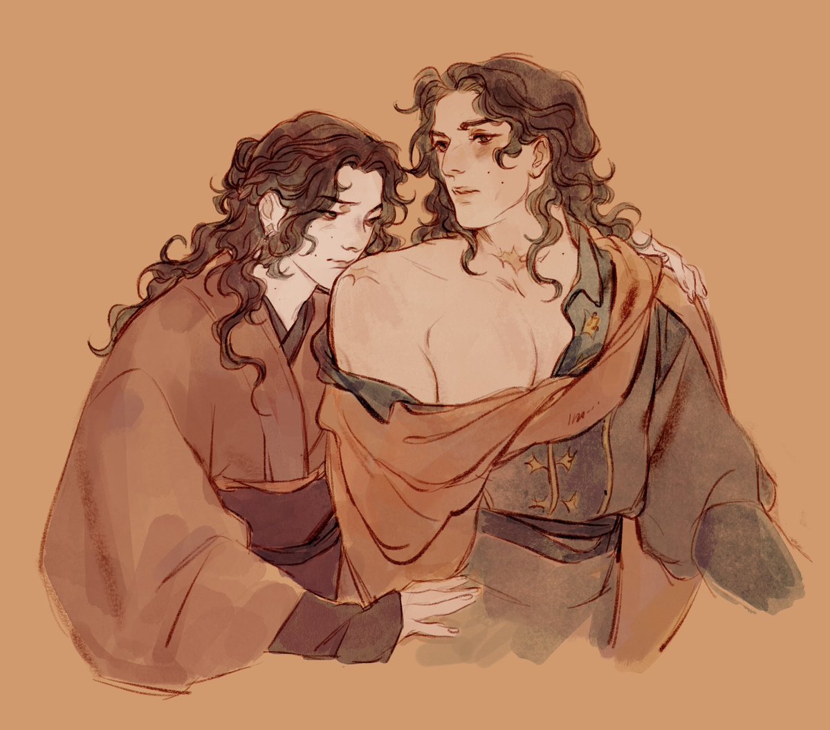 thanks to the wonderful <a href="/popoponya2/">🌟попопонечка🌟</a> for drawing my beloved sons The Black Knight!Jace and Luke! ⚔️🥀
god, look how beautiful they are!
..and excuse me, Jace's body is a tea

••• commission art for my tbk! #jaceluke thread •••